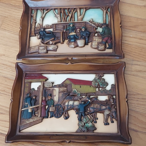 ? Other - Vintage carvings set 2 pictures